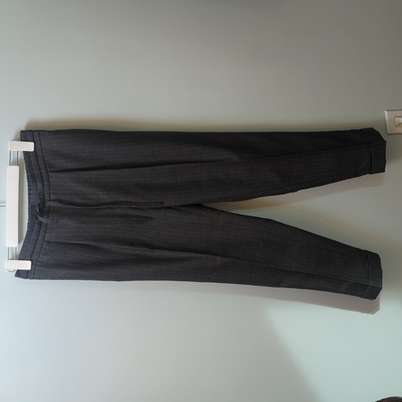 R Label Women's High Waist Straight Leg Dress Pants Gray Size L Pin Stri… - Picture 2 of 11